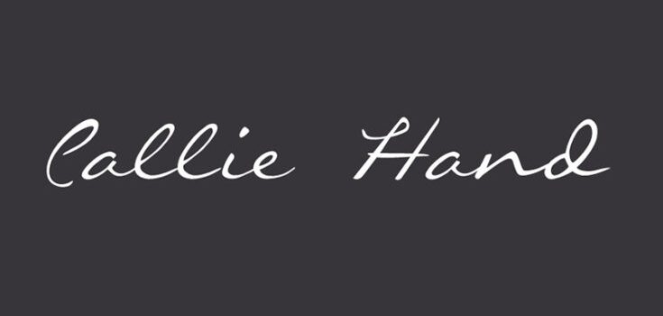 Callie Hand Font