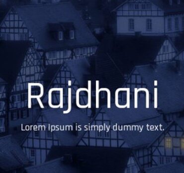 Rajdhani Font