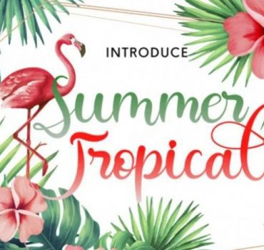 Summer Tropical Font