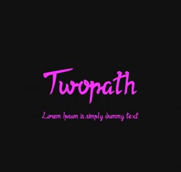 Twopath Font