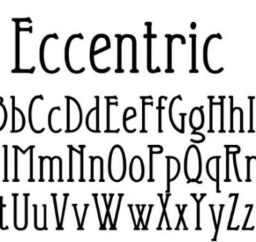 Eccentric Font