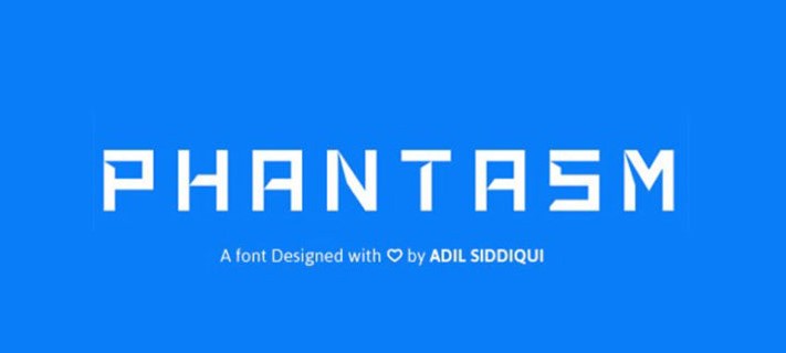 Phantasm Font