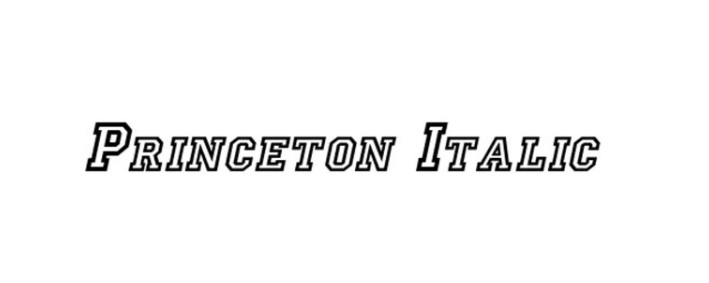 Princeton Font