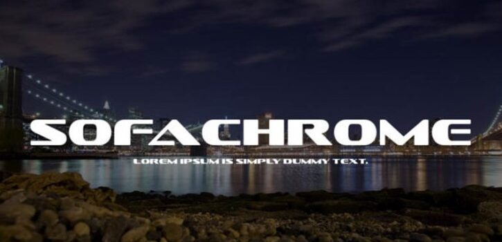 Sofachrome Font