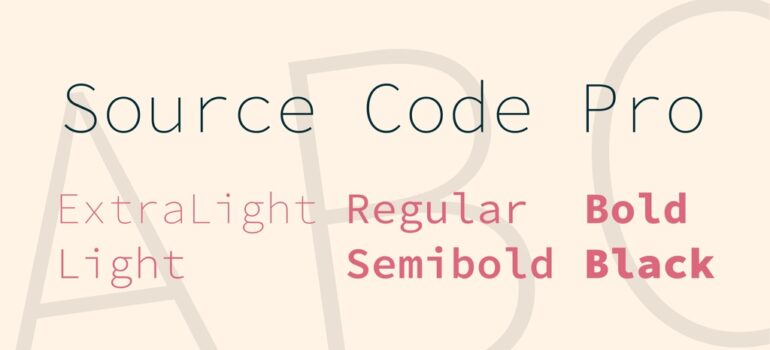 Source Code Pro Font