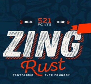 Zing Rust Font