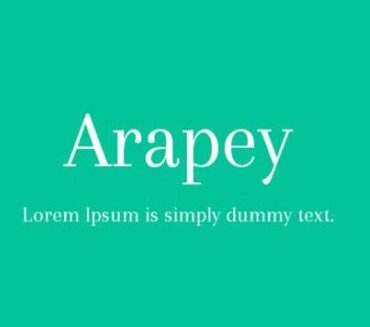 Arapey Font