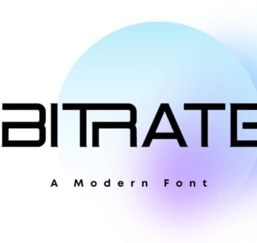 Bitrate Font
