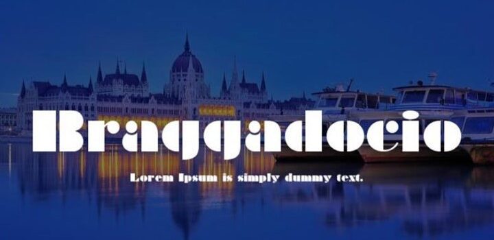 Braggadocio Font