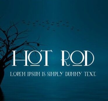 Hot Rod Font