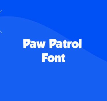 Paw Patrol Font