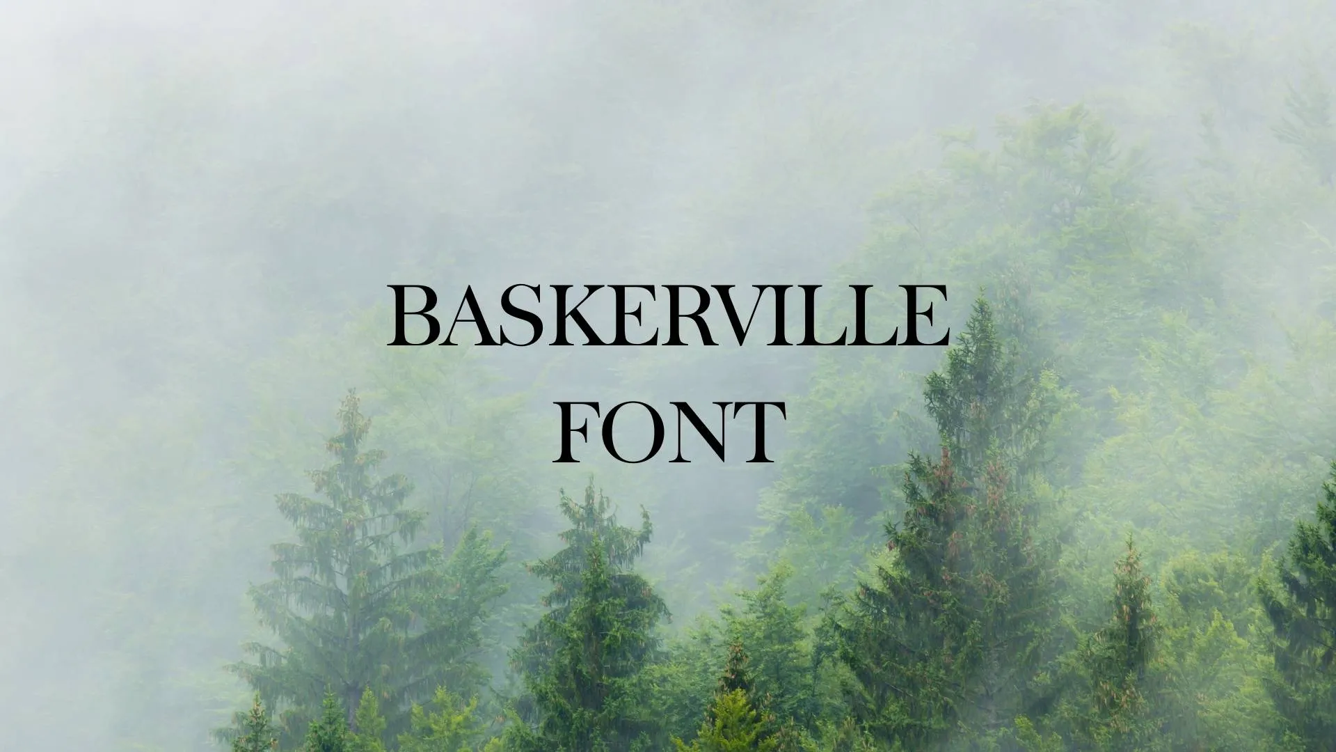 Baskerville Font
