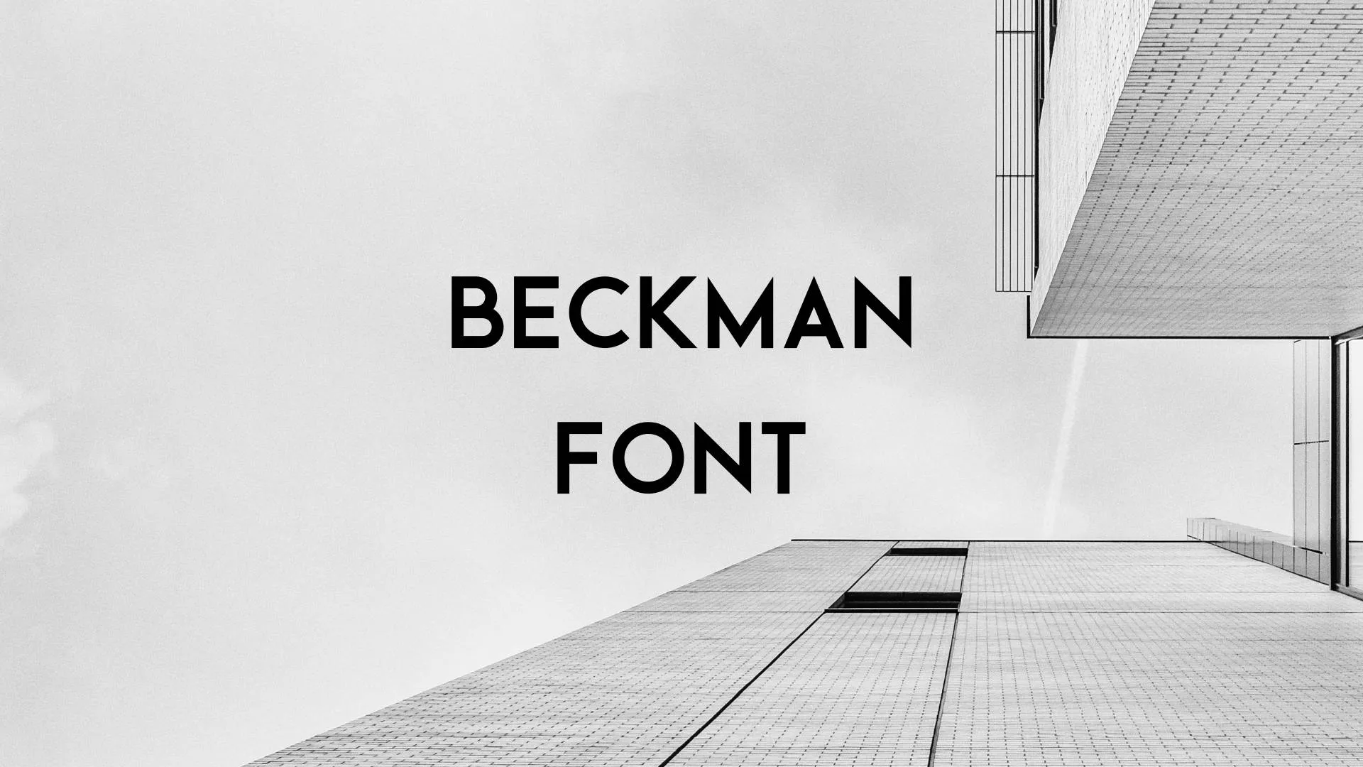 Beckman Font