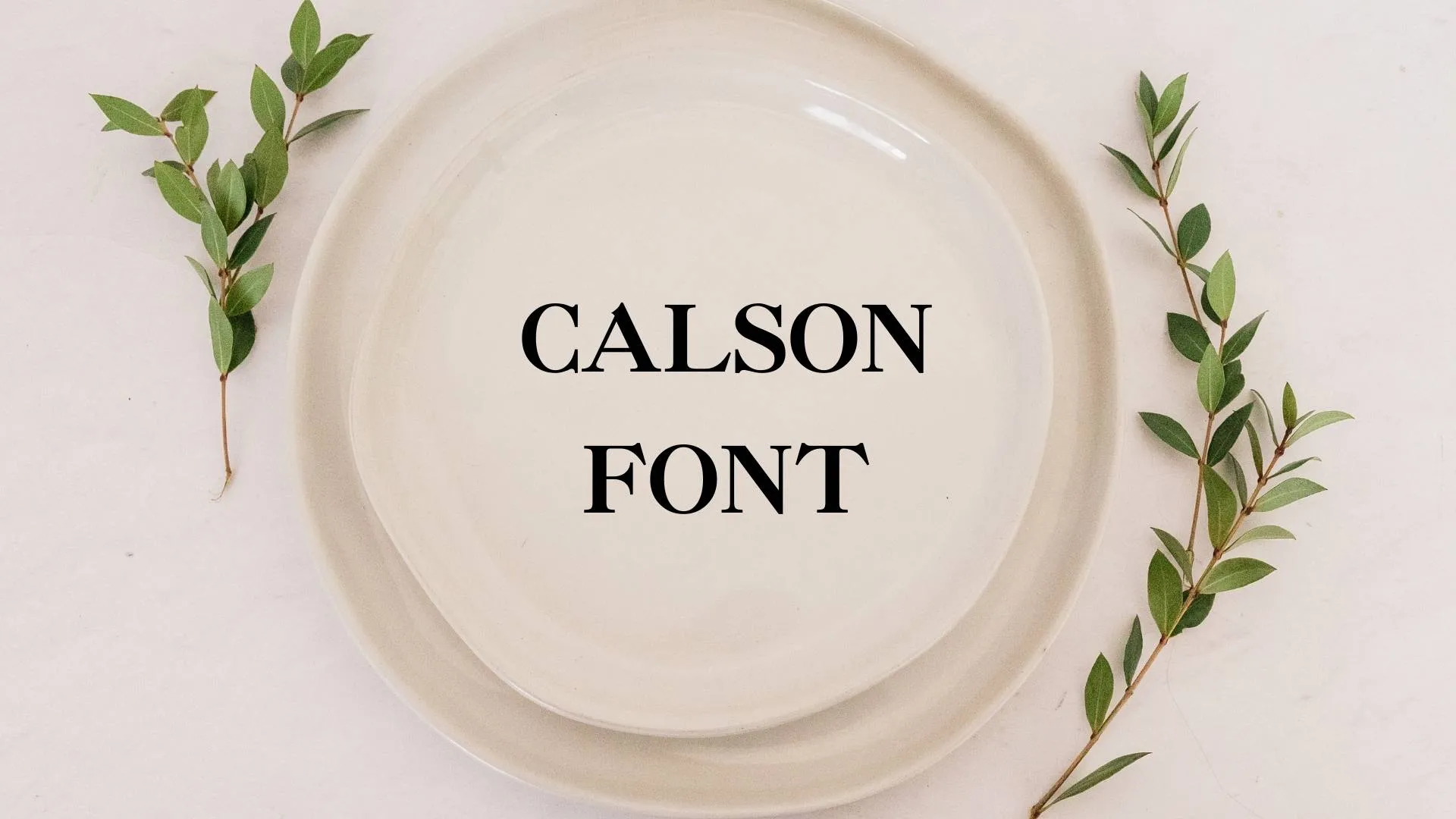 Caslon Font