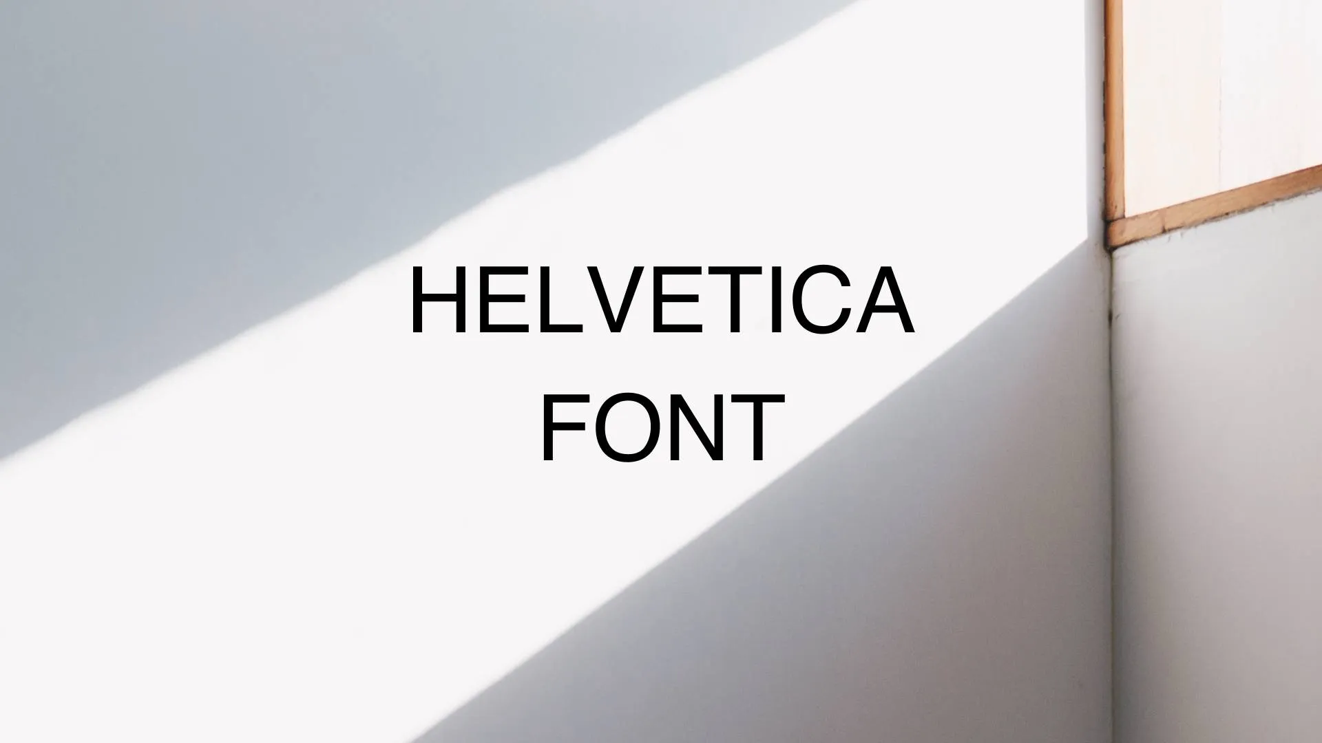 Helvetica Font
