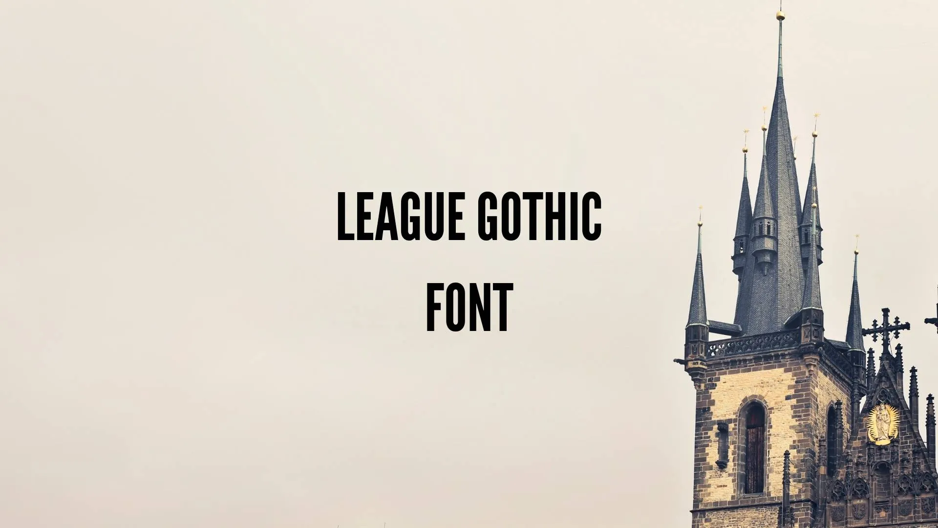 League Gothic Font