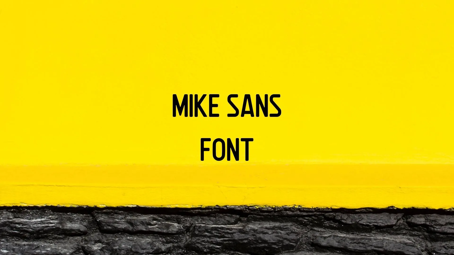 Mike Sans Font