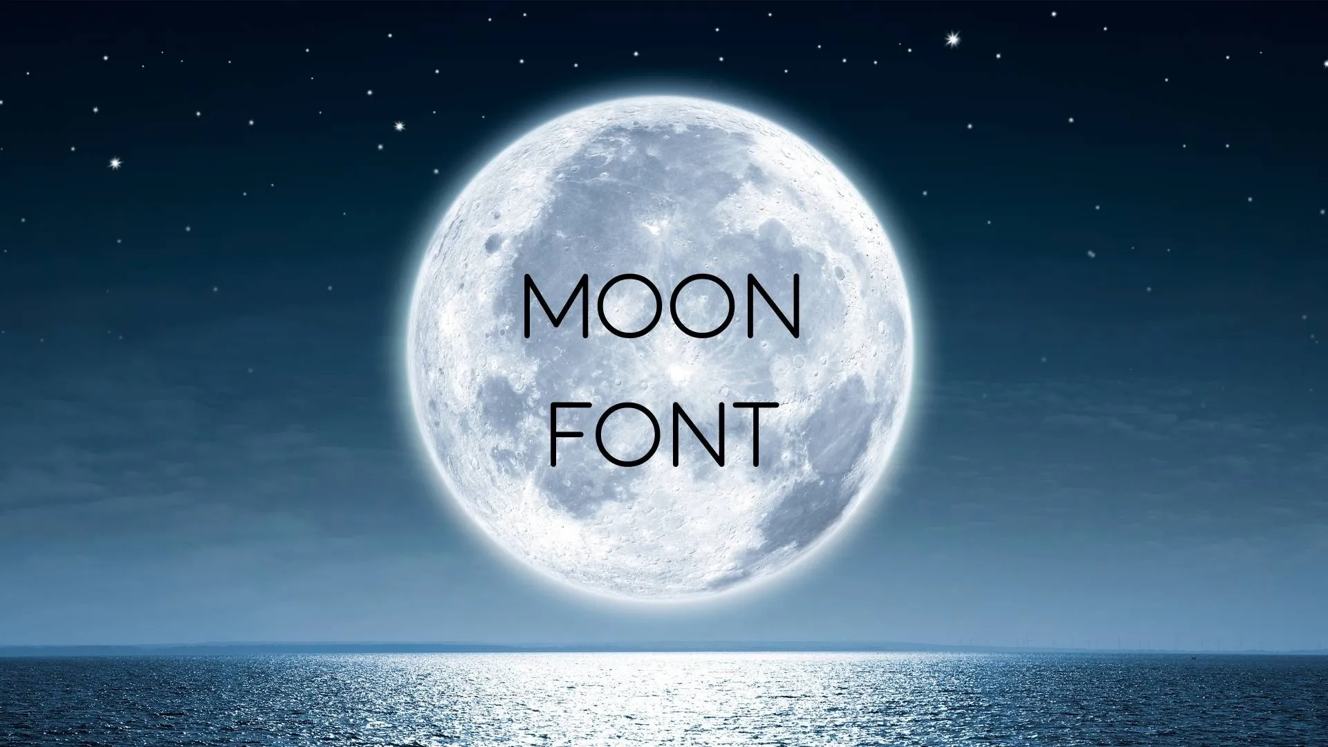 Moon Font