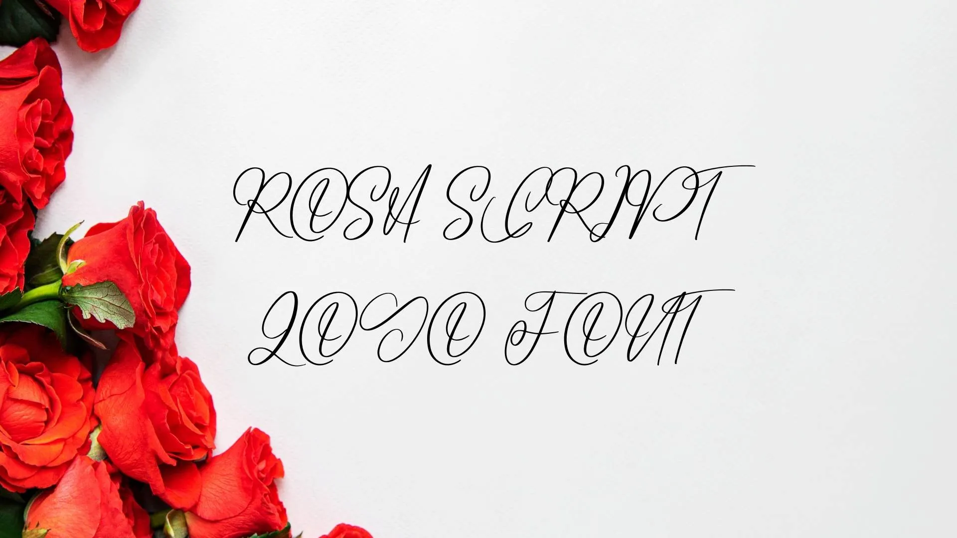 Rossa Script Logo Font