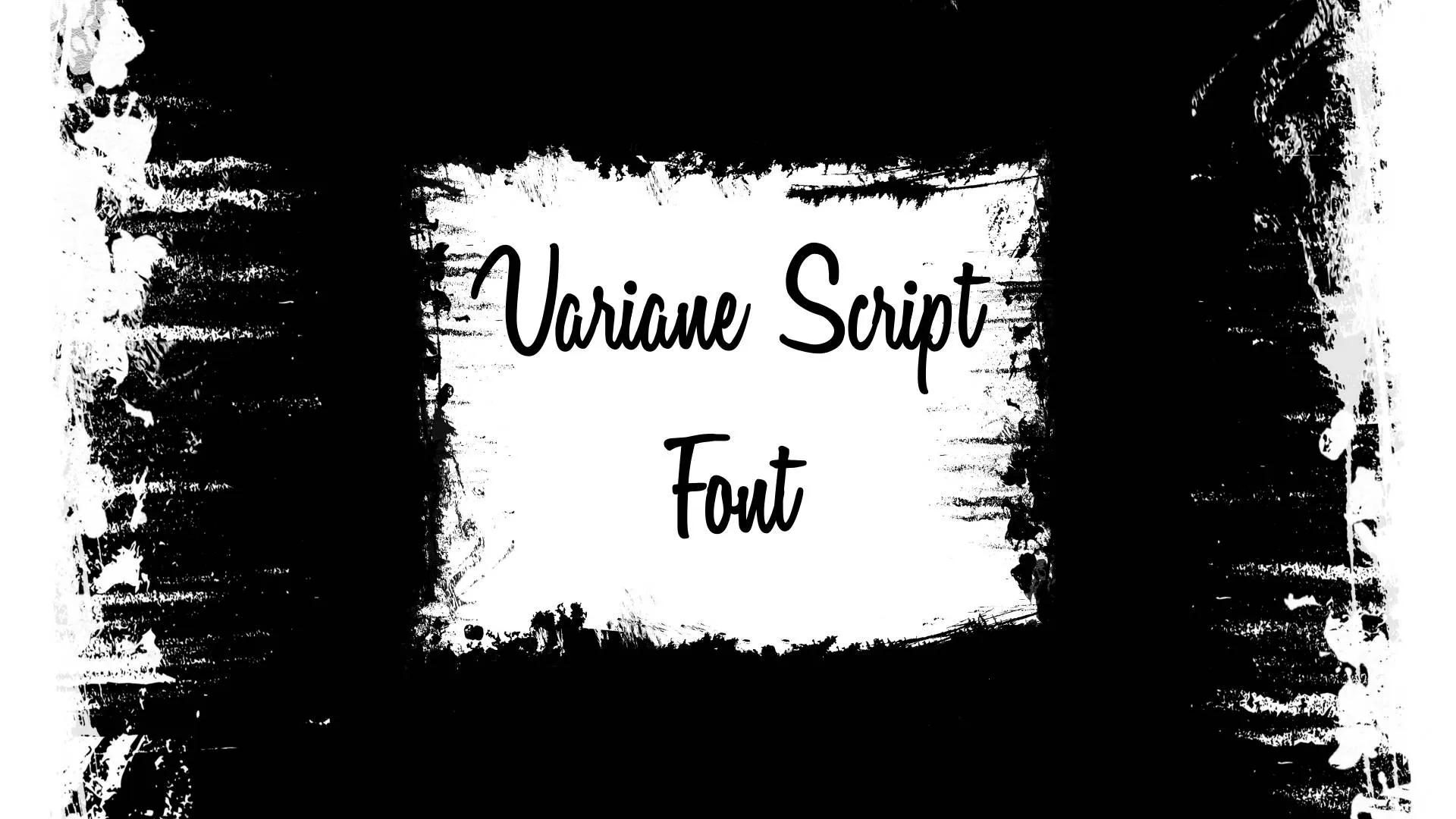 Variane Script Font