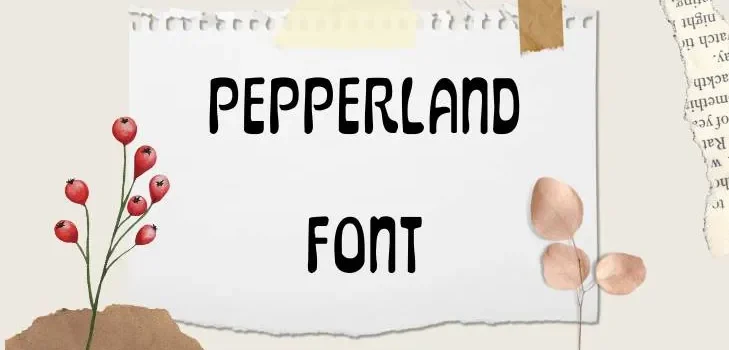 Pepperland Font