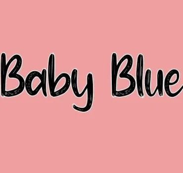 Baby Blue Font