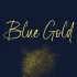 Blue Gold Font