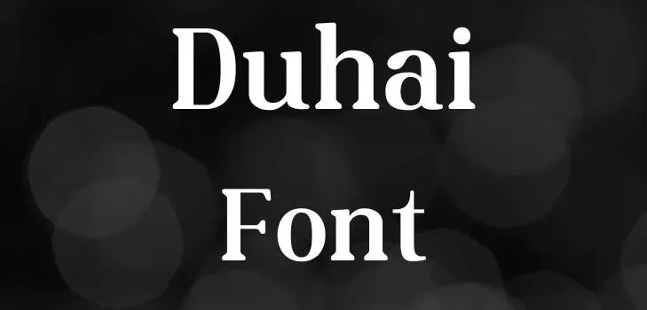 Duhai Font