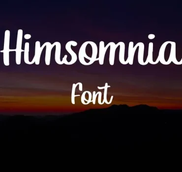 Himsomnia Font