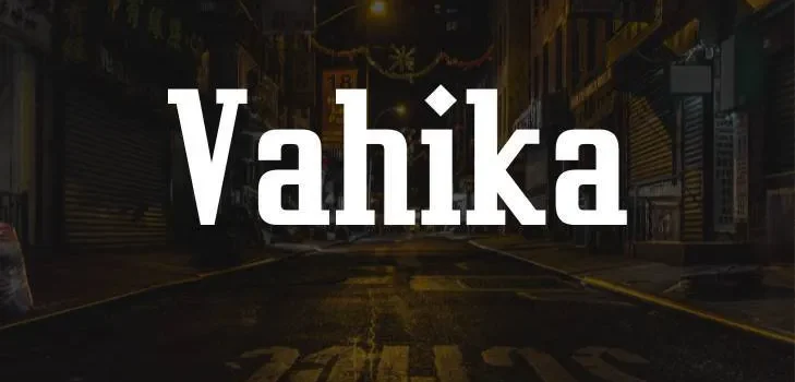 Vahika Font