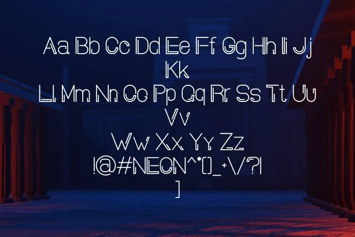 Neon Planet Font