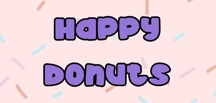Happy Donuts Font