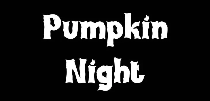 Pumpkin Night Font