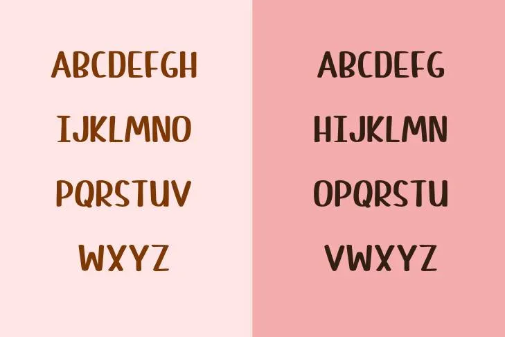Cute Letters Font