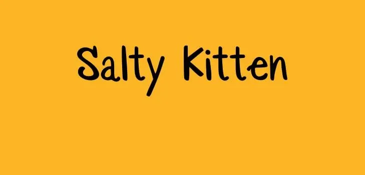 Salty Kitten Font
